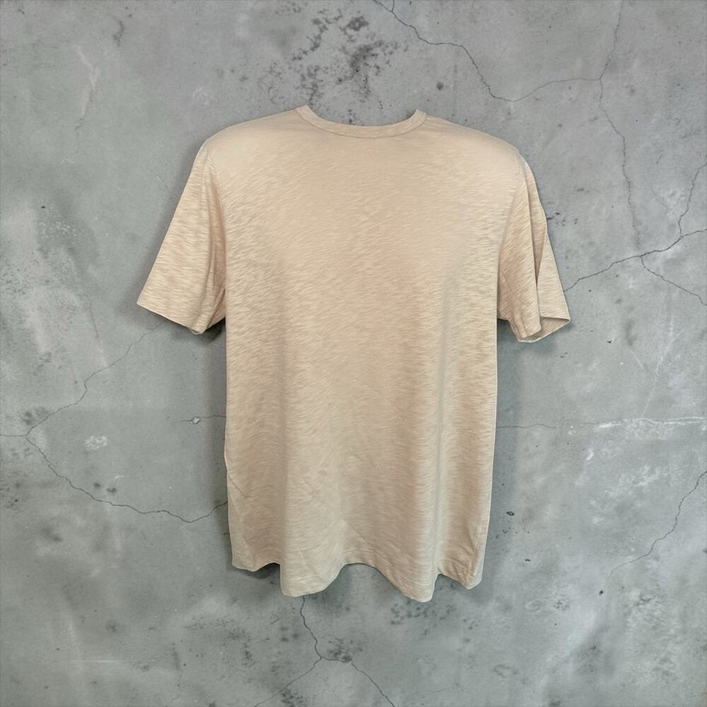 Theory T-Shirt - Made in Peru - Size [L] - [light Khaki Beige]
